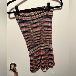 Missoni Mare Strapless Knit Striped Beach Cover up Romper Playsuit size 38